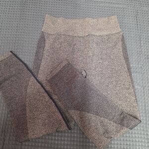 PINK Victoria's Secret Blue And Gray Tights.  NWT Size L